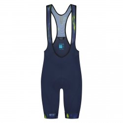 Spodenki z szelkami SHIMANO COLORE męskie granatowe rozmiar M