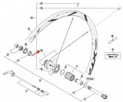 Szprycha Shimano WH-M980 295 mm