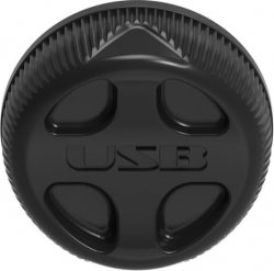 Zaślepka portu USB Lezyne End Plug — Femto USB F Drive / StVZO Femto USB (przód), czarna