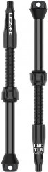 Zawory tubeless Lezyne CNC TLR Valve Pro 80 mm — czarne 