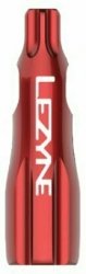 Nakrętki wentyli Lezyne CNC TLR Valve Cap — czerwone 2szt