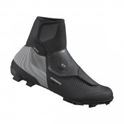 Buty zimowe Shimano SH-MW702 Wide — czarne, rozmiar 48 (SPD, wodoodporne)