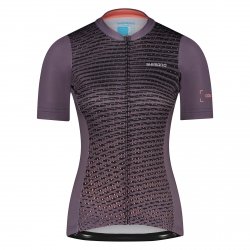 Koszulka damska SHIMANO COLORE z krótkim rękawem brązowa rozmiar M