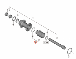 Główka kasety Shimano FH-RS470