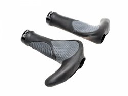 Chwyty rowerowe Voxom Grips GR9 — czarno-szare, 138 mm
