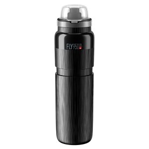Elite Bidon FLY MTB TEX Black, Grey Logo 950ml 