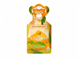 Żel energetyczny Chimpanzee Mango 35 g (kofeina) — 25 szt. 