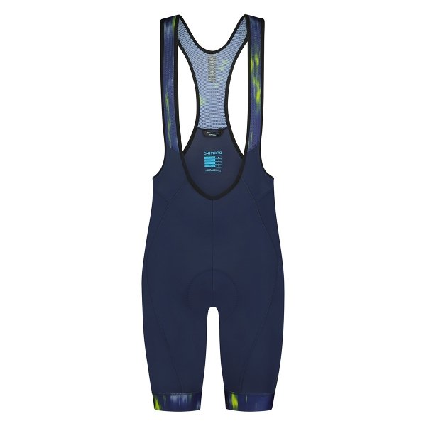 Spodenki z szelkami SHIMANO COLORE męskie granatowe rozmiar M