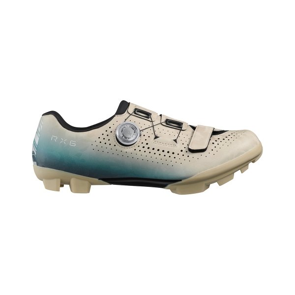 Buty gravel Shimano SH-RX600 — beżowo-niebieskie, 41 (25,8 cm)
