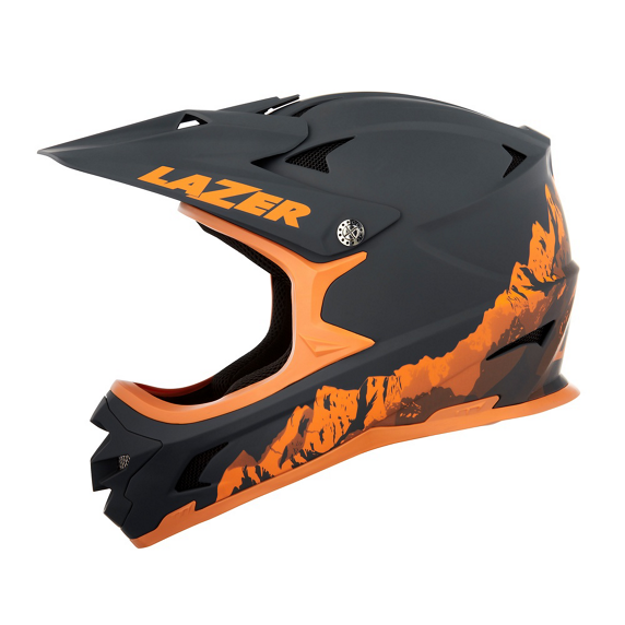 Kask full face Lazer Phoenix+ CE-CPSC — Matte Cobalt Orange, rozmiar S (54–56 cm)