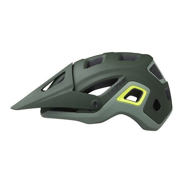 Kask Lazer Impala Matte Dark Green F-Yellow roz.L 