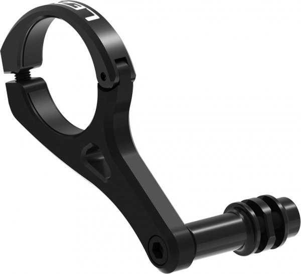 Uchwyt Lezyne Mega Mount L — czarny (GoPro / LED qPRO), 31,8 / 35 mm