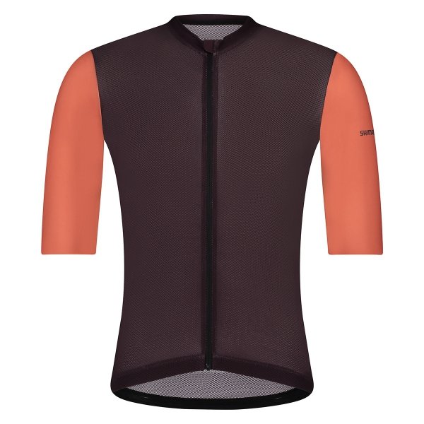 Koszulka SHIMANO ARIA z krótkim rękawem brązowa rozmiar L