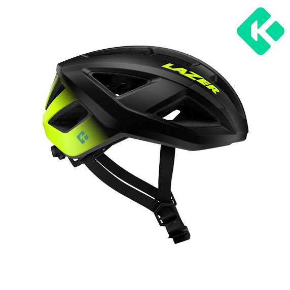 Kask szosowy Lazer Tonic KinetiCore CE-CPSC — Flash Yellow / Matte Black, rozmiar L (58–61 cm)