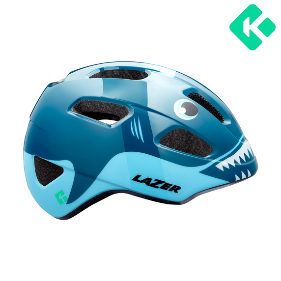 Kask dziecięcy Lazer Pnut KinetiCore — Shark, rozmiar Uni (46–52 cm)