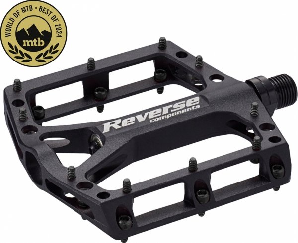 Pedały platformowe REVERSE Black ONE 100×100 mm czarne