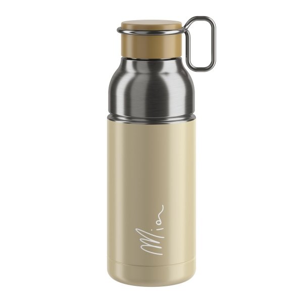 Bidon ELITE Mia Beige/Silver 650ml 