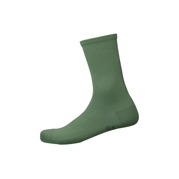 Skarpety SHIMANO EVOLVE L–XL (45–48) uniseks szałwiowy zielony