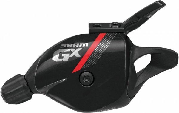 Manetka SRAM GX Trigger 11-speed — prawa (tył), czarno-czerwona, Discrete Clamp