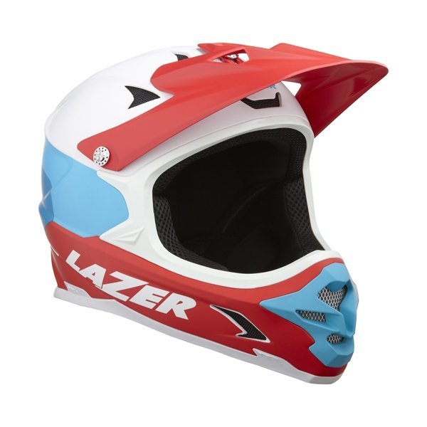 Kask Lazer Phoenix+ Mat White Blue Red rozmiar S
