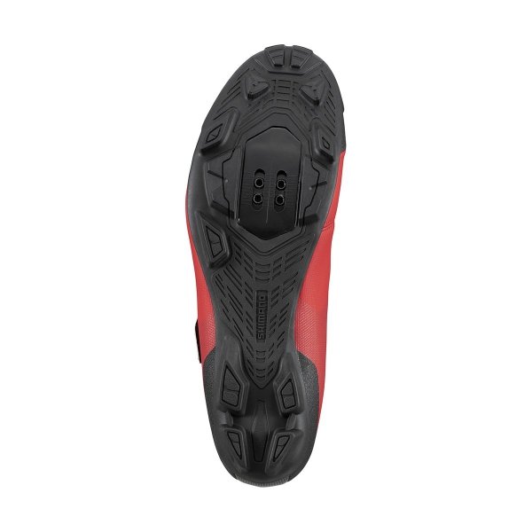 Buty SPD MTB Shimano SH-XC100 czerwone, rozmiar 43