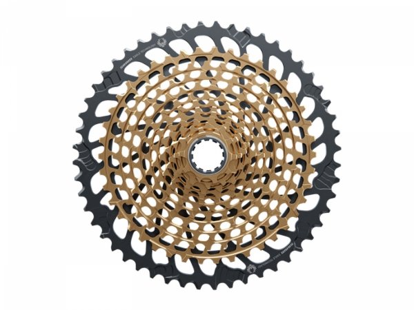 Kaseta SRAM XX1 Eagle XG-1299 10-52T 12-rzędowa — Gold (X-DOME, XD)