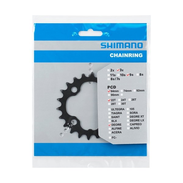 Zębatka Shimano Deore FC-M590 22T stalowa
