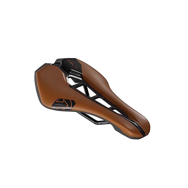 Siodełko PRO Stealth Curved Performance 142 mm AF brązowe stalowe