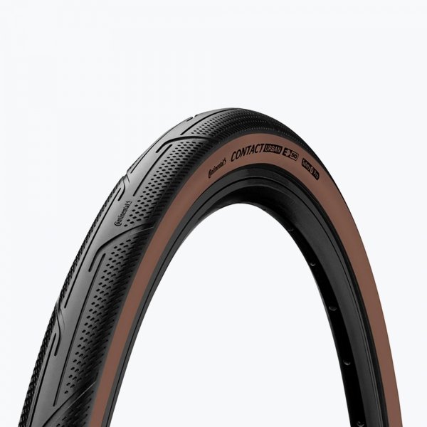Opona Continental Contact Urban 16 x 1.35 – Zwijana, Czarna/Brązowa