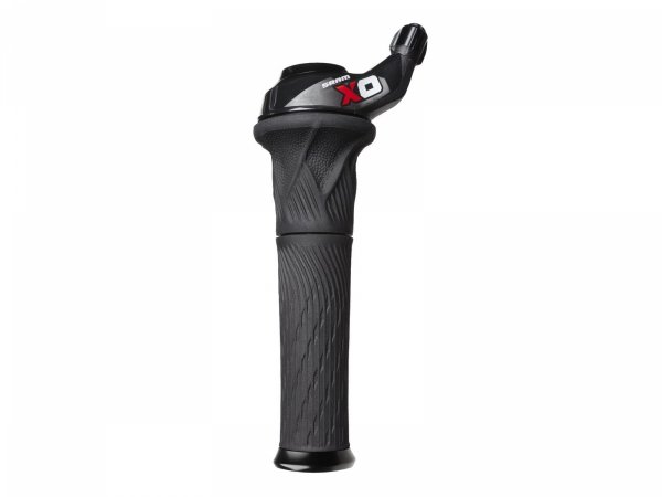 Manetka SRAM X0 Grip Shift 2-biegowa przód Lock-On czerwona