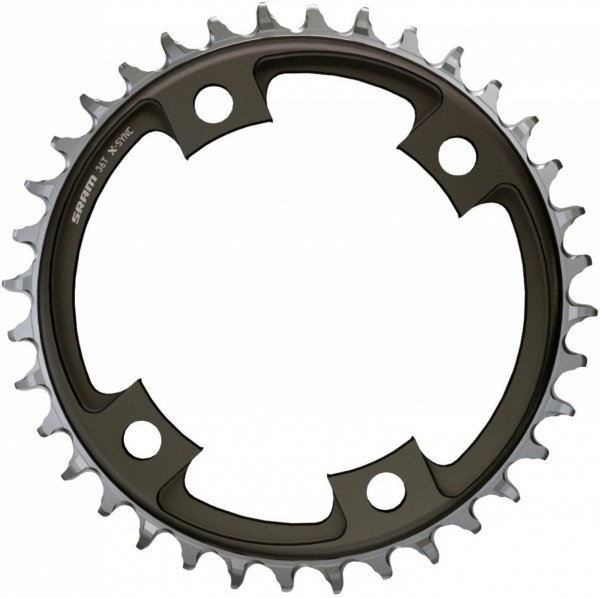 Tarcza SRAM Road X-SYNC 38T 107BCD — Blast Black (1x12)