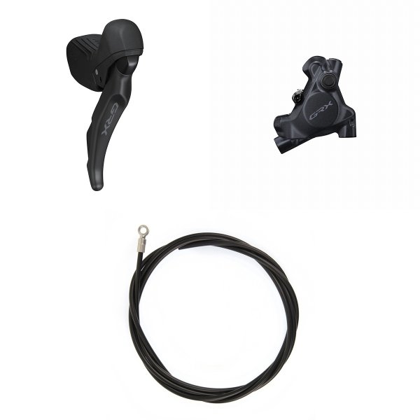 Hamulec SHIMANO GRX BR-RX410-KT-ST-RX610 prawy tył żywiczny z radiatorem