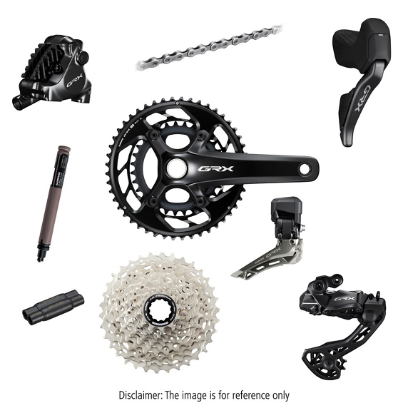 Grupa Shimano GRX Di2 RX825 2x12 170 mm 48/31T 11-36T