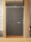 NEW TRENDY Drzwi prysznicowe przesuwne samodomykające SOFTI 110x200 EXK-3896