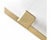 REA - Kabina Prysznicowa MONTANA Gold Brush / Złota Szczotkowana 120x80  /drzwi 120 + ścianka 80/