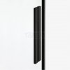 NEW TRENDY Kabina przyścienna SMART BLACK 120x80x200 EXK-4180