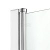 New Trendy Drzwi wnękowe prysznicowe NEW SOLEO 100x195 D-0122A