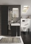 ELITA SZAFKA ZESTAW Z UMYWALKĄ SET SKYE 60 2D BLACK MATT PDW 168353/RE020600127160