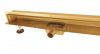 AQUALINE Odpływ liniowy ścienny złoty gold 2w1 pod płytkę 80cm S04GL800