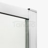 NEW TRENDY Kabina prysznicowa NEW CORRINA 1D prostokątna przyścienna U 100x80x195 szkło czyste 6mm Active Shield  K-0476