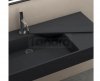 REA - Umywalka konglomeratowa ARCHI 90 CM szary mat