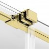 NEW TRENDY Kabina prysznicowa walk in Smart Light Gold, przesuwna, wspornik skośny 110x200 EXK-4296-WU