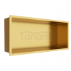 BALNEO WALL-BOX ONE Gold Półka wnękowa ze stali nierdzewnej złota 45x20x10 cm