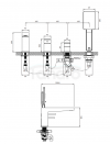 OMNIRES Bateria wannowa 4-otworowa FRESH FR7132CR