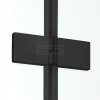 NEW TRENDY - Kabina kwadratowa New Renoma BLACK 90x90x195  D-0274A/D-0119B  PRAWA