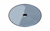 BESCO Umywalka 50x35 Anya Ocean Breeze + maskownica czarny matt #UMA-50-OBB
