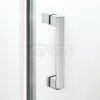 NEW TRENDY Kabina przyścienna prostokątna NEW VARIA 120x90x190 Szkło 6mm K-0513