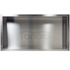 Balneo Półka wnękowa z kołnierzem Wall Box One 60 x 30 x 10 cm, chrom