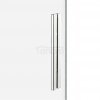 NEW TRENDY Drzwi prysznicowe przesuwne samodomykające SOFTI 100x200 EXK-3895