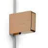 NEW TRENDY Kabina prysznicowa EVENTA COPPER SHINE WALK-IN U 50x200 szkło czyste 8mm Active Shield 2.0  EXK-6518